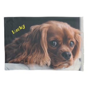 Ruby Cavalier King Charles Spaniel Dog Pillowcase