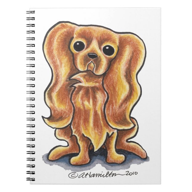 Ruby CKCS Sit Pretty Notebook (Front)
