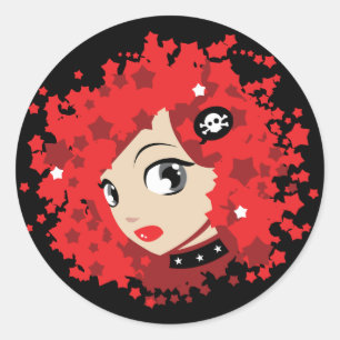 Ruby Classic Round Sticker