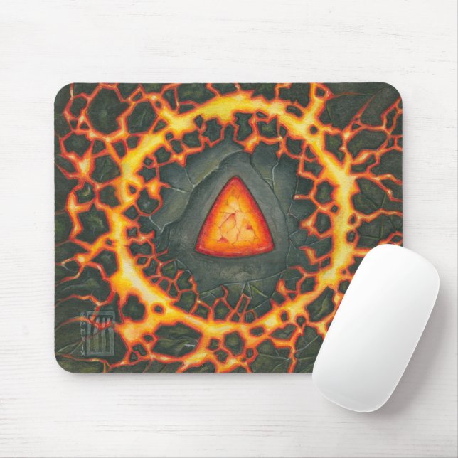Ruby Core Gemstone Mouse Pad (With Mouse)