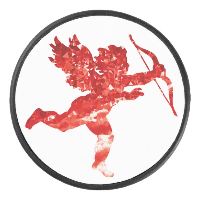 RUBY CUPID HOCKEY PUCK (Front)