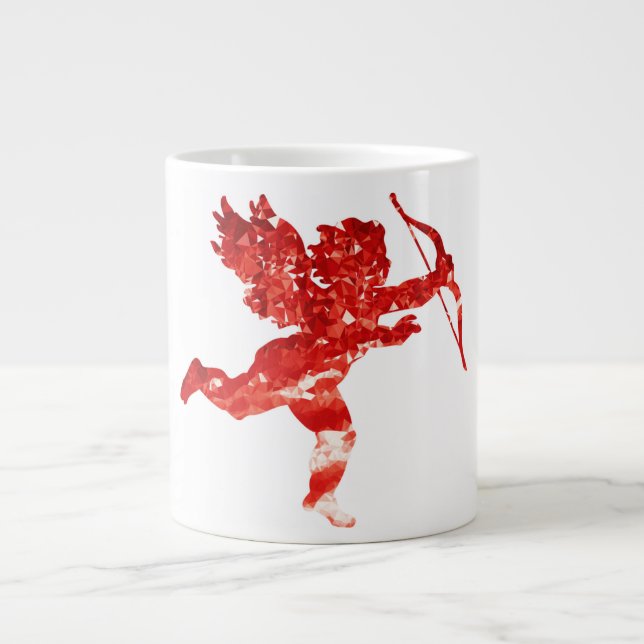 RUBY CUPID LARGE COFFEE MUG (Front)