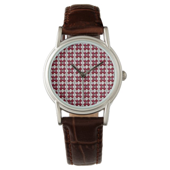 Ruby Diamond Art, Red Watch (Front)
