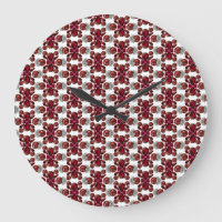 Ruby & Diamond Gemstone Art Red