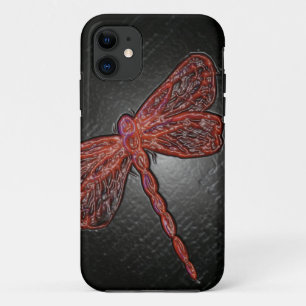 Ruby Dragonfly iPhone 11 Case