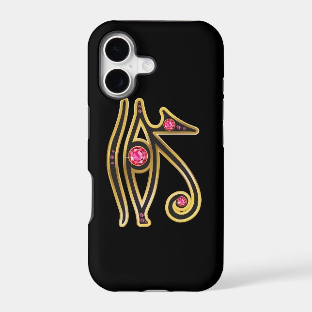 Ruby  Eye of Ra in Gold (Back)