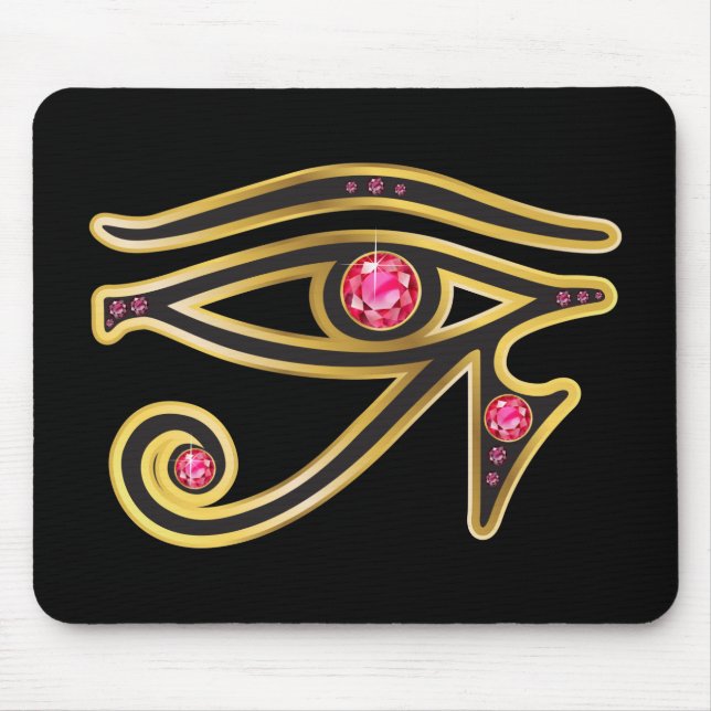 Ruby  Eye of Ra in Gold Mouse Pad (Front)