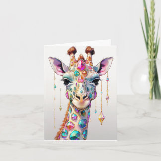 Ruby Giraffe  Card