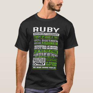 Ruby Girl Name Definition T-Shirt