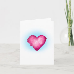 Ruby Heart Thank You Card
