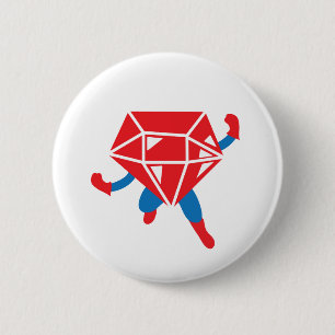 Ruby Hero 6 Cm Round Badge