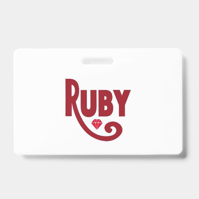Ruby ID Badge (Front)