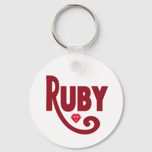 Ruby Key Ring