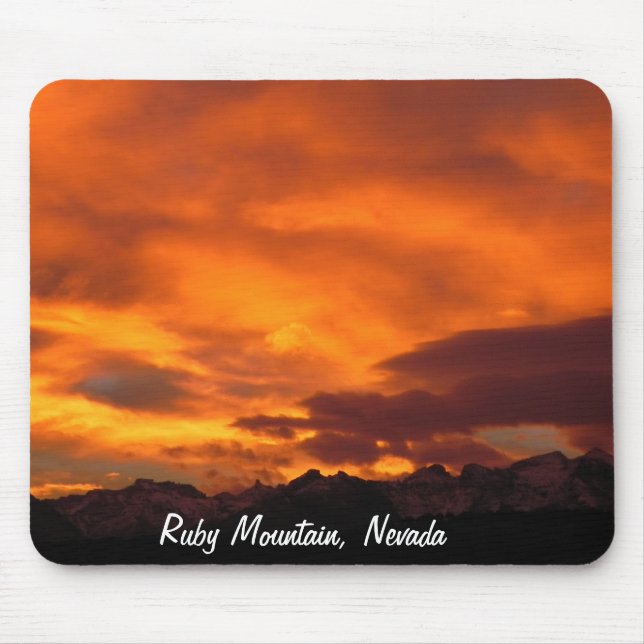 Ruby Mountains, Nevada Mouse Pad (Front)