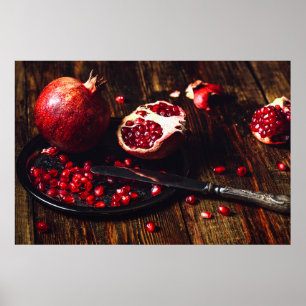 Ruby pomegranate poster