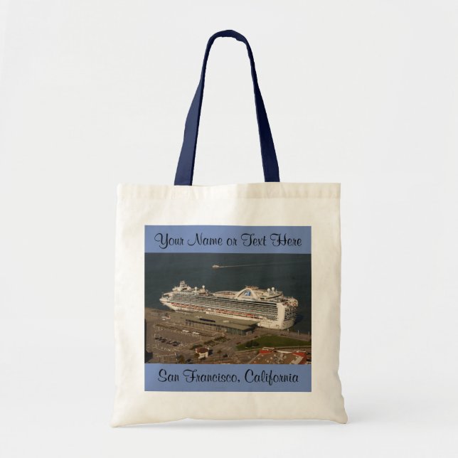 Ruby Princess Cruise, SF Tote Bag (Front)