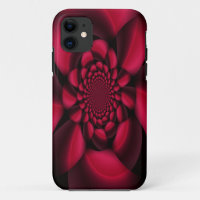 Ruby Red Black Petal
