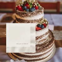 Ruby Red Cream Personalised Coined Wedding