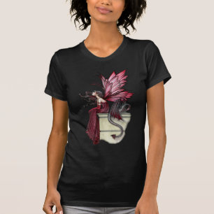 Ruby Red Fairy and Dragon T-Shirt