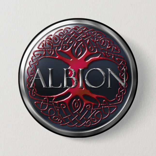 Ruby Red HMA Albion Button (Front)