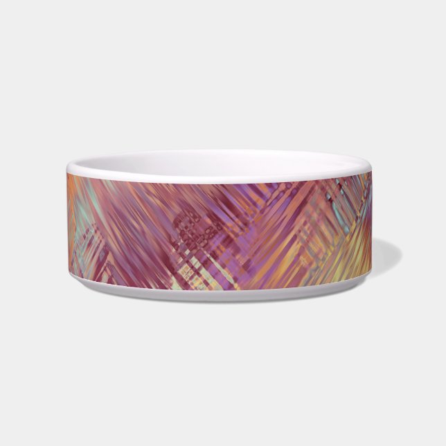 Ruby Red Liquid Pattern Bowl (Front)