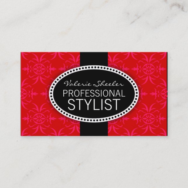 Ruby Red Orlee Business Card (Front)