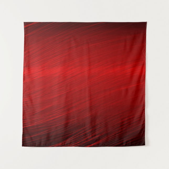 Ruby red paper business shiny tapestry (Front)