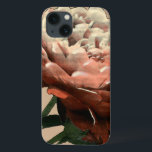 Ruby Red Rose with White Accents iPhone 13 Case<br><div class="desc">A Chariklia Zarris original,  this ruby red rose stretches towards a light illuminating its petals. Is it the sun shining on the rose,  or an artificial light? A great piece with which to start your art collection!</div>
