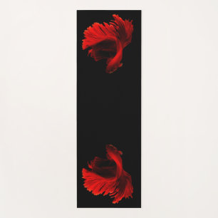 Ruby Red Siamese Fighting Fish Yoga Mat