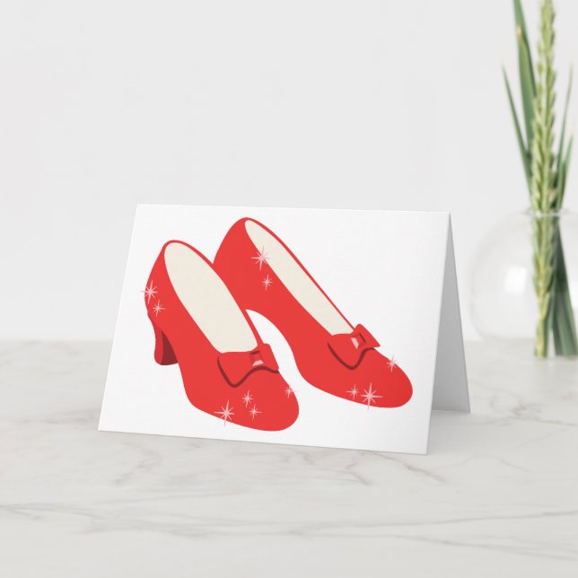 Ruby Red Slippers Card (Front)