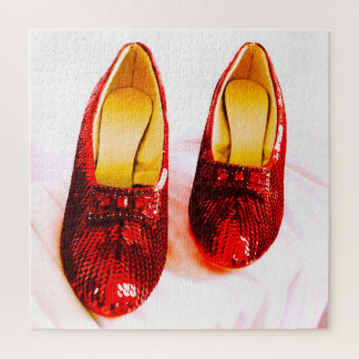 Ruby Red Slippers Shoes Dorothy Puzzle for Oz fans