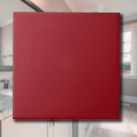 Ruby Red Solid Colour | Classic | Elegant Ceramic Tile<br><div class="desc">Ruby Red Solid Colour | Classic | Elegant | Trendy | Stylish | Gift</div>