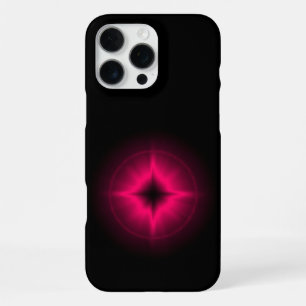Ruby Red Star on black iPhone 16 Pro Max Case