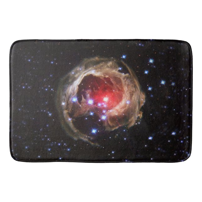 Ruby Red Supergiant Star Dust Bath Mat (Front)