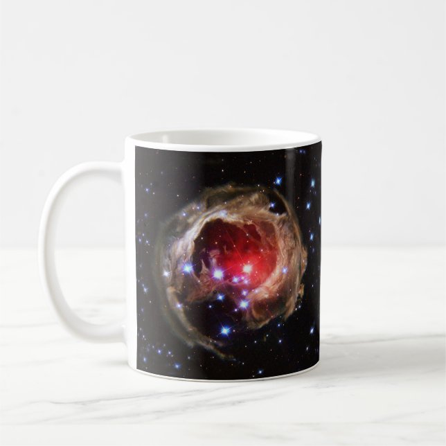 Ruby Red Supergiant Star Dust Coffee Mug (Left)