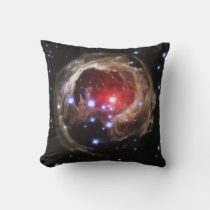 Ruby Red Supergiant Star Dust Cushion