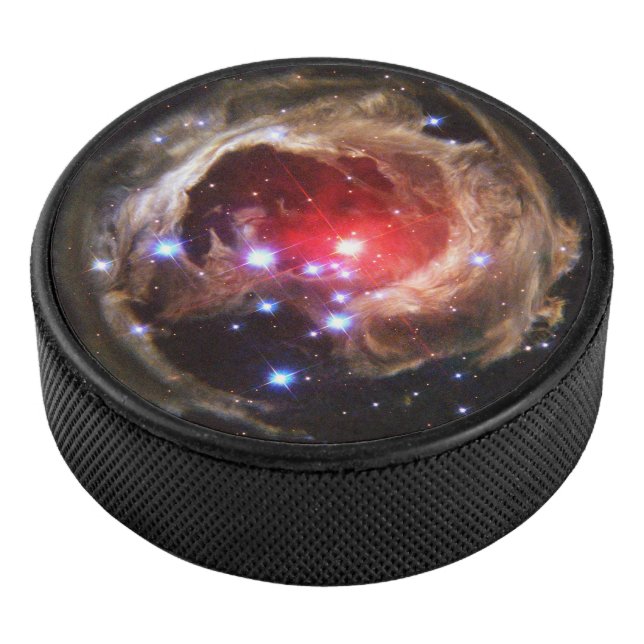 Ruby Red Supergiant Star Dust Hockey Puck (3/4)