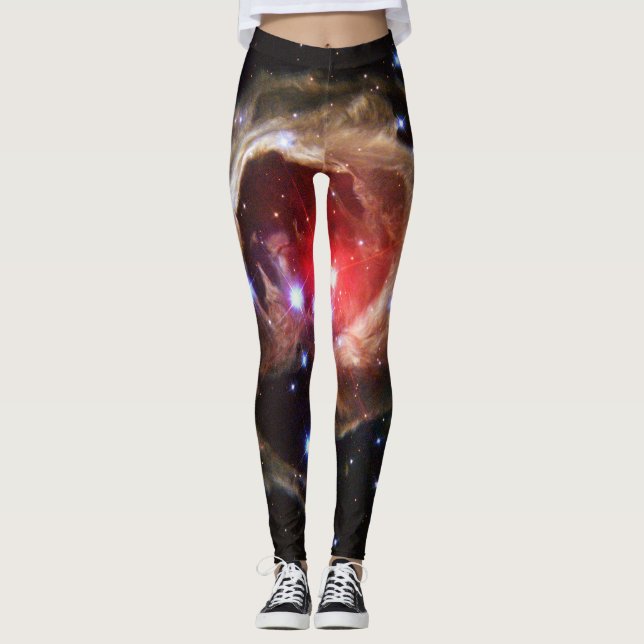 Ruby Red Supergiant Star Dust Leggings (Front)