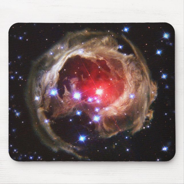 Ruby Red Supergiant Star Dust Mouse Pad (Front)