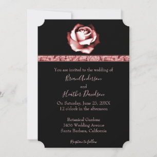 Ruby Rose Wedding Invitation