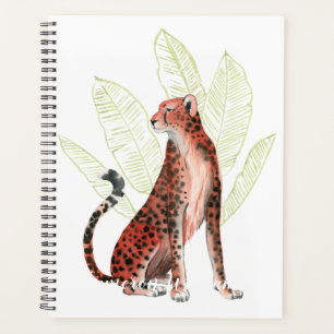 Ruby Runner Leopard Planner