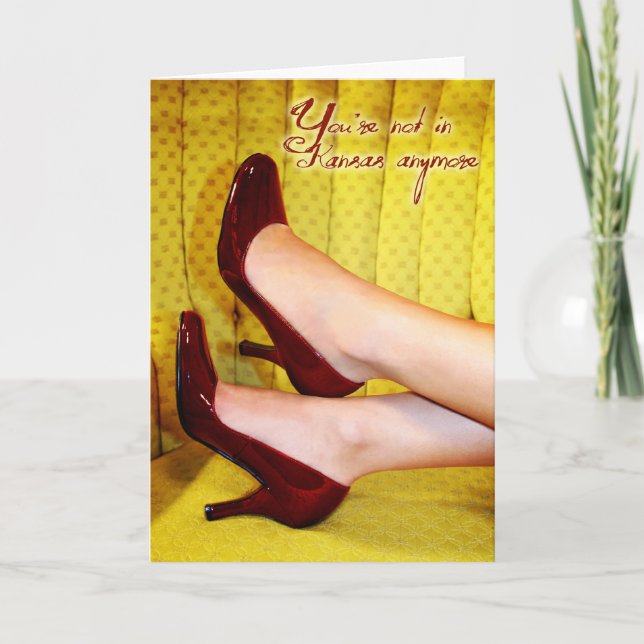 Ruby Slippers Card (Front)