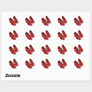 Ruby Slippers Classic Round Sticker