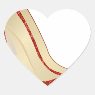 ruby slippers heart sticker