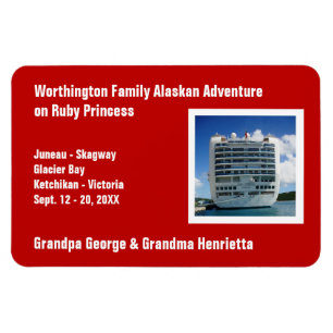 Ruby Stern Custom Stateroom Door Marker Magnet
