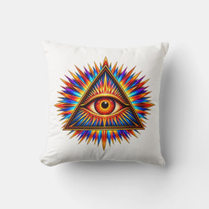 Ruby Sun Eye Cushion