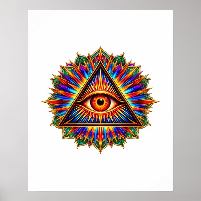Ruby Sun Eye Poster (Front)