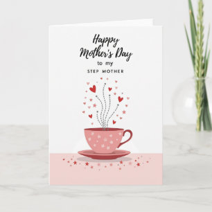 Ruby Teacup Mothers Day Card