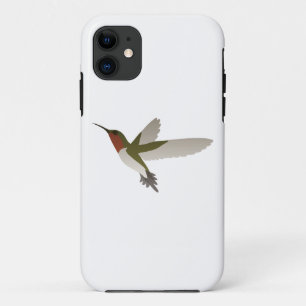 Ruby Throated Hummingbird iPhone 11 Case