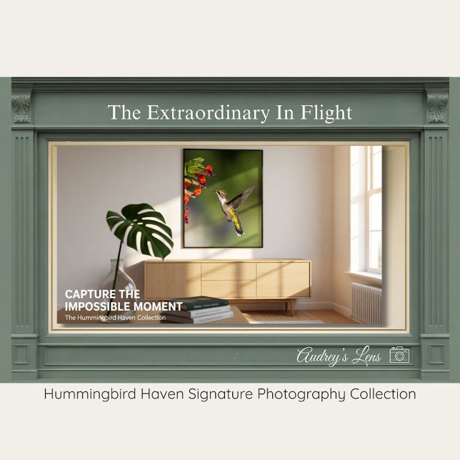Ruby-Throated Hummingbird Fine Art Photography  Poster (Creator Uploaded)